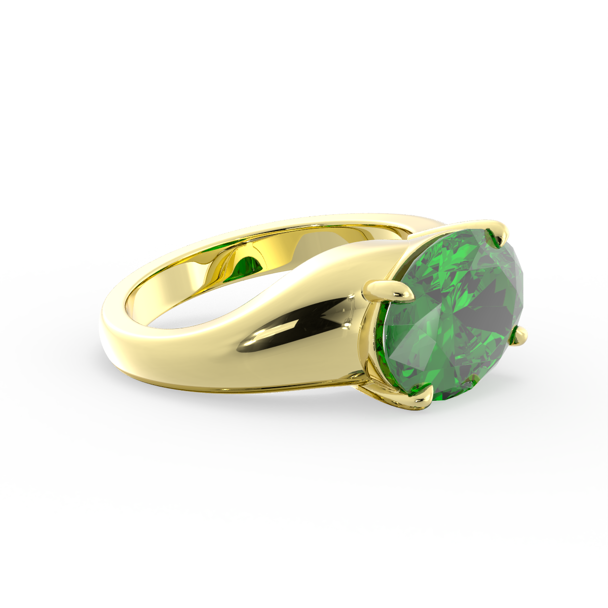 Locke | East-West Green Emerald Oval | Quote P528
