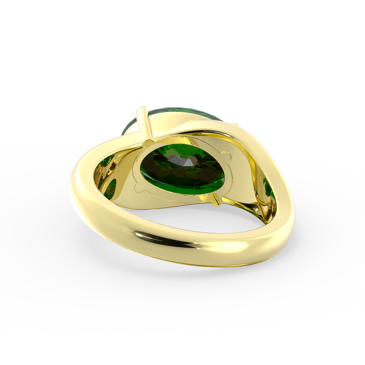 Locke | East-West Green Emerald Oval | Quote P528