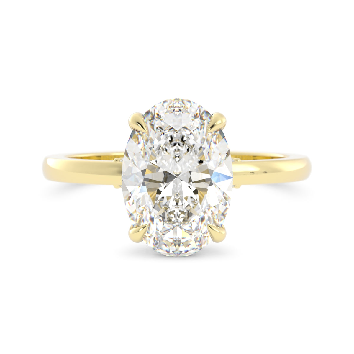 Jeremy | Custom Oval Solitaire