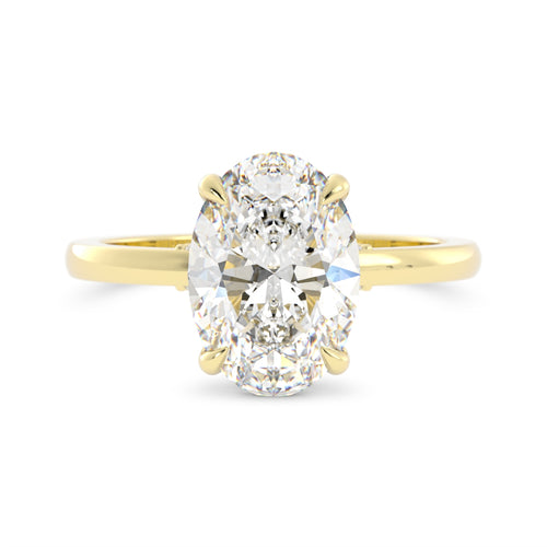 Jeremy | Custom Oval Solitaire