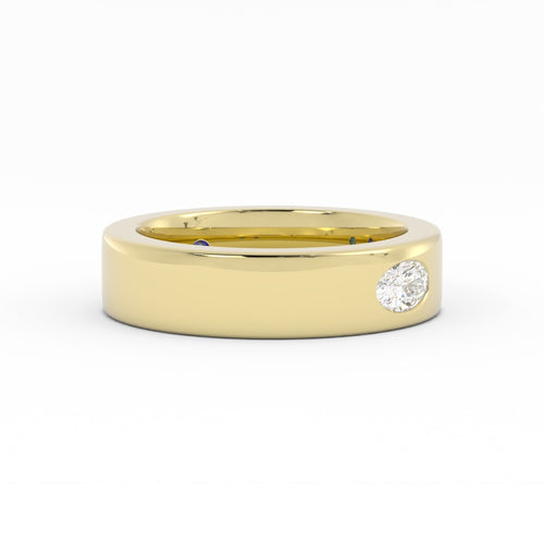 Two Custom Wedding Bands | B1071B