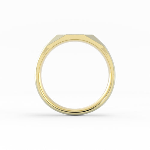 Custom Geometric Signet