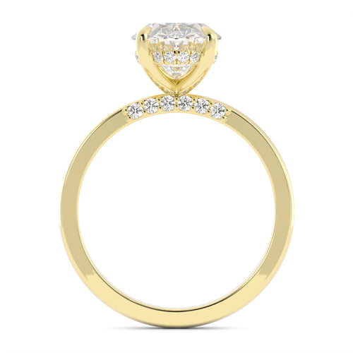 Jeremy | Custom Oval Solitaire