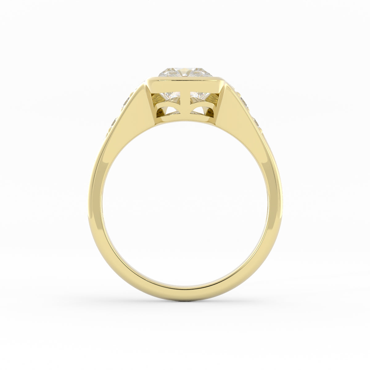 Lea || Antique Cushion Diamond P613