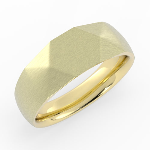 Custom Geometric Signet