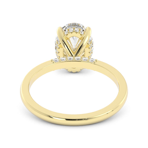 Jeremy | Custom Oval Solitaire