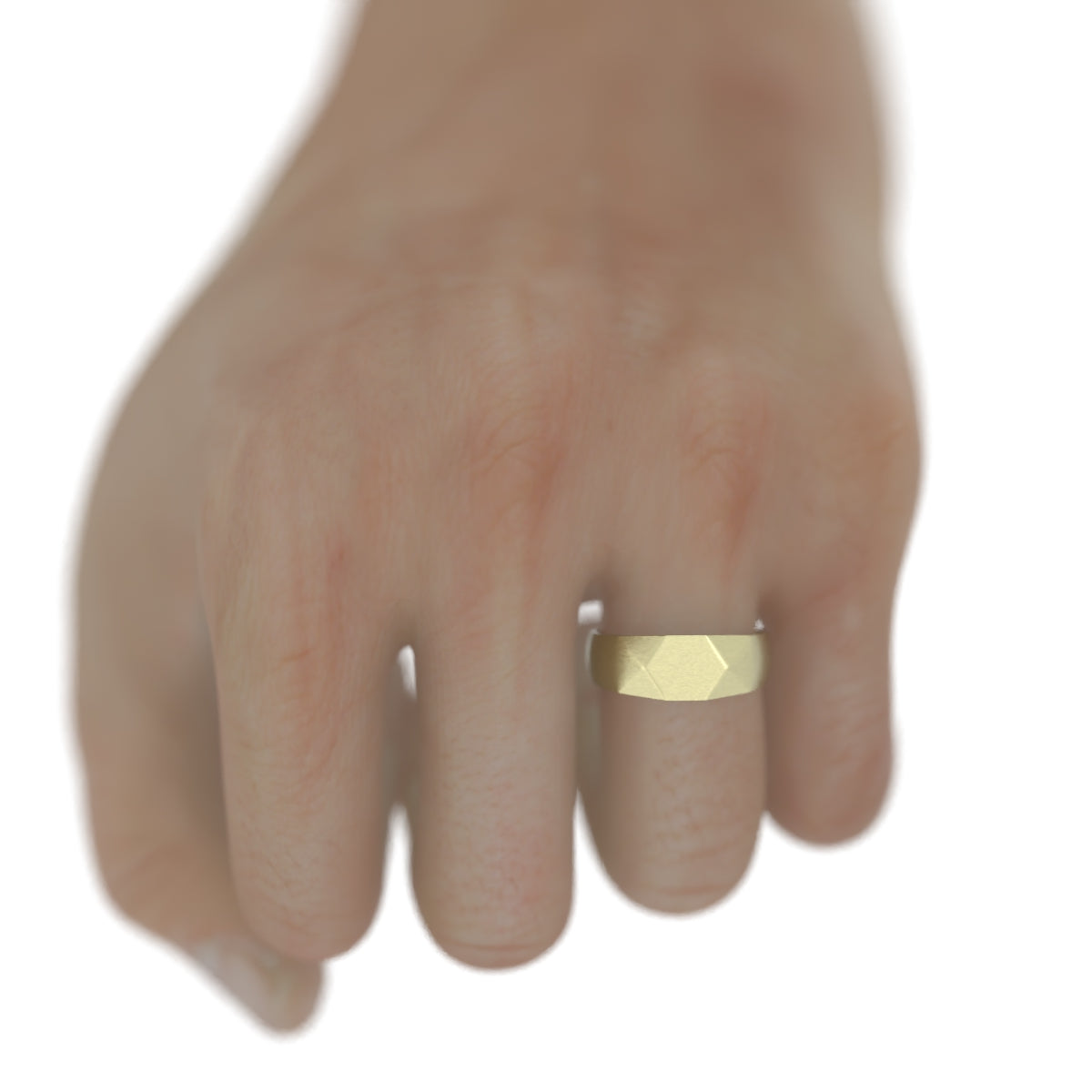 Custom Geometric Signet