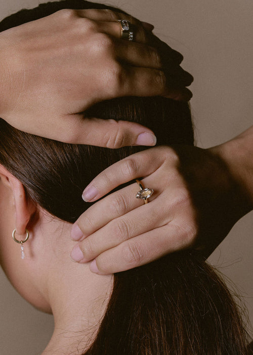 Celine | Champagne Step-Cut Moval (view 4)