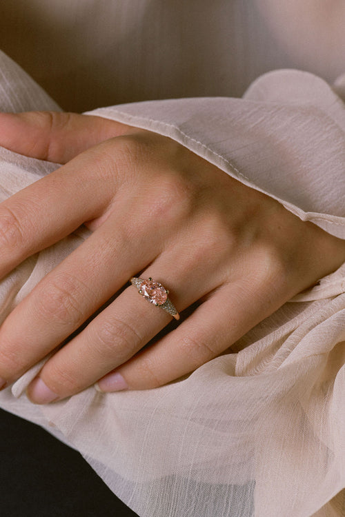 Ames | Pink Diamond Oval (view 2)