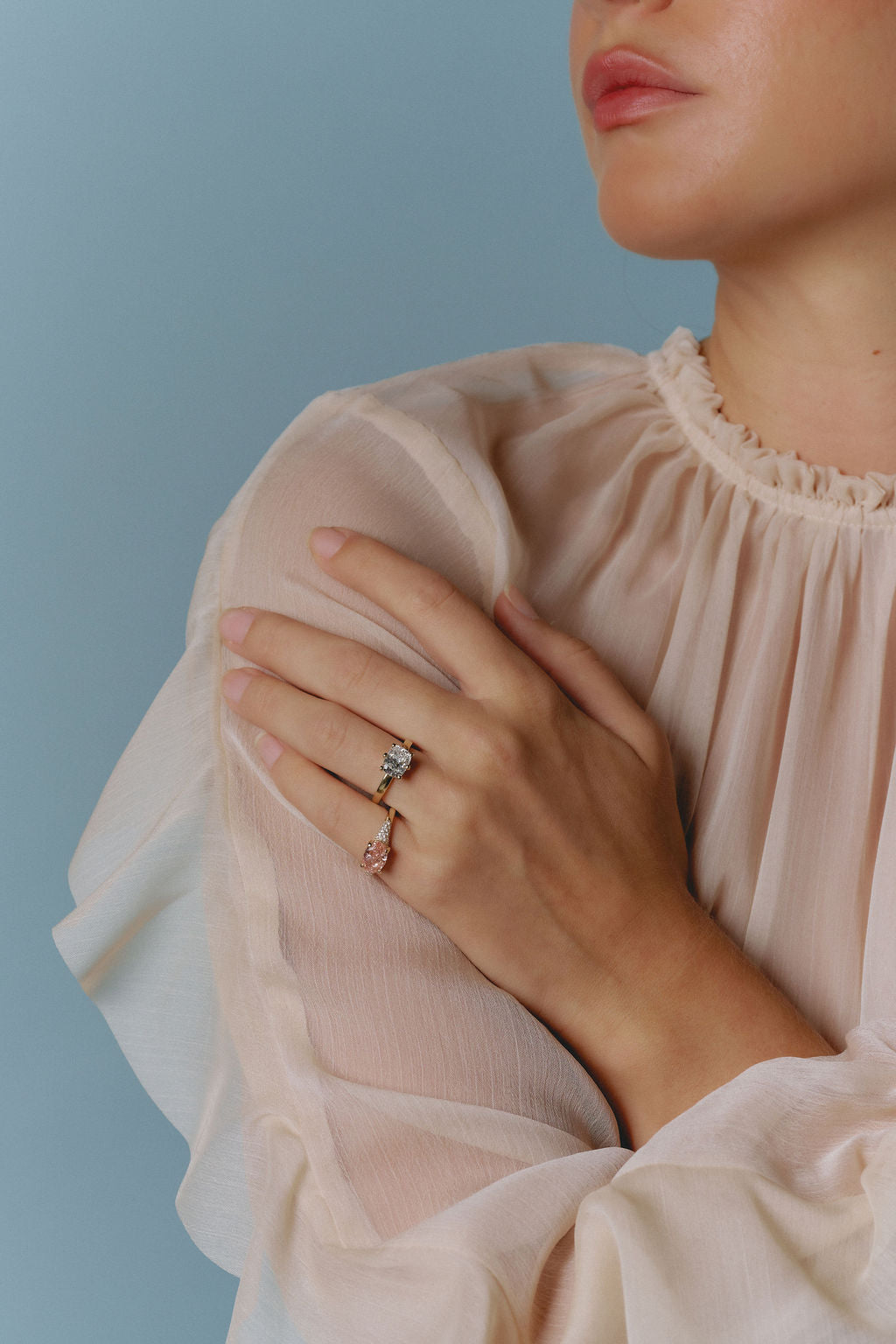 Ames | Pink Diamond Oval (view 9)