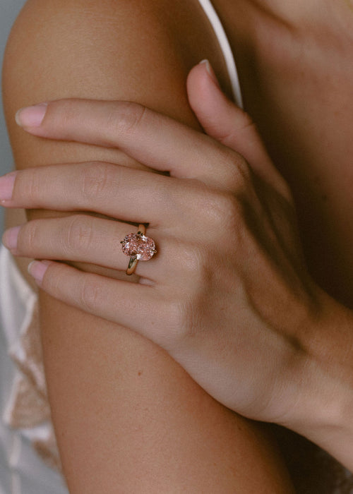 6.20 ct Rosé Compass || Portuguese Cushion (view 2)
