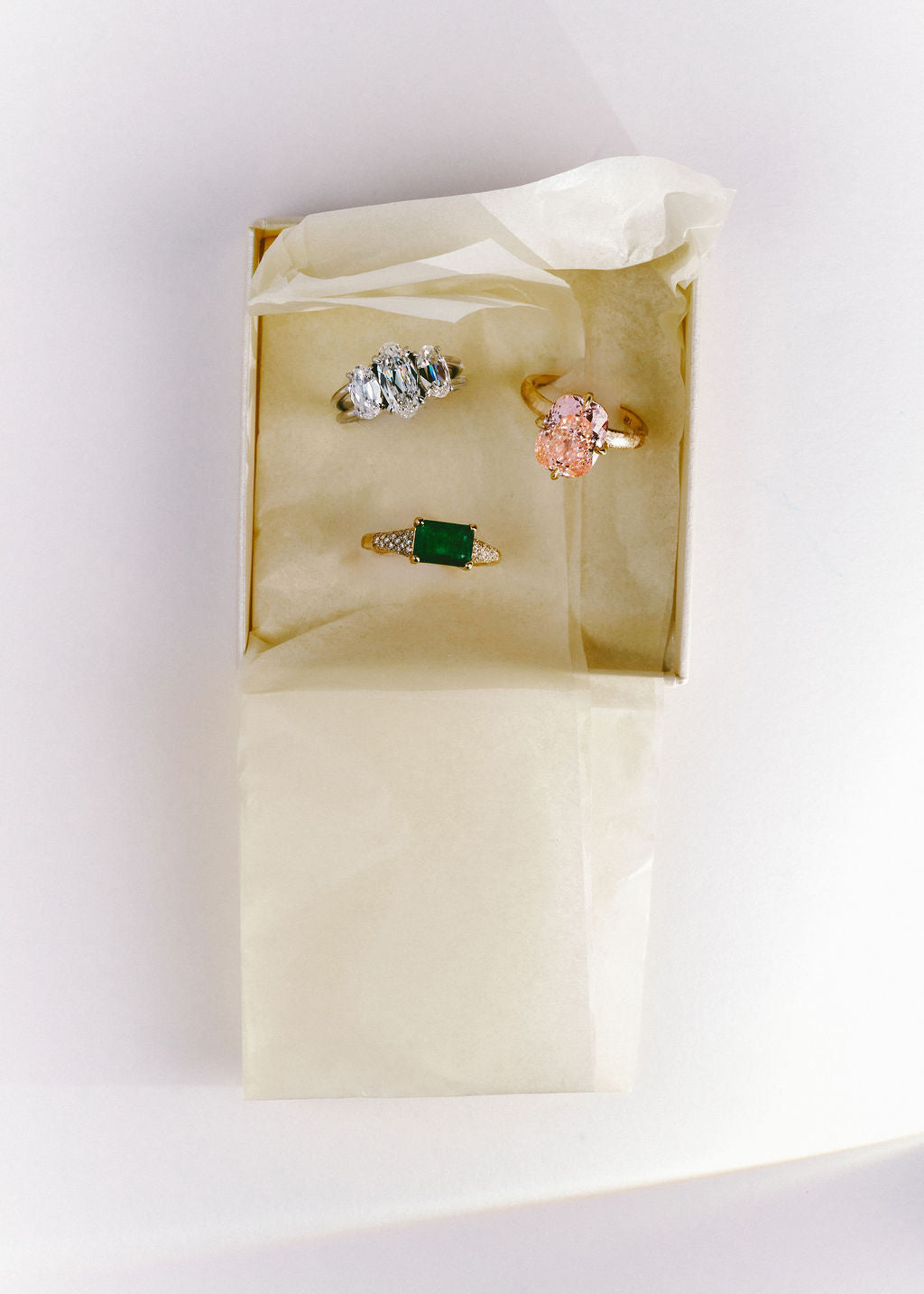 6.20 ct Rosé Compass || Portuguese Cushion (view 13)