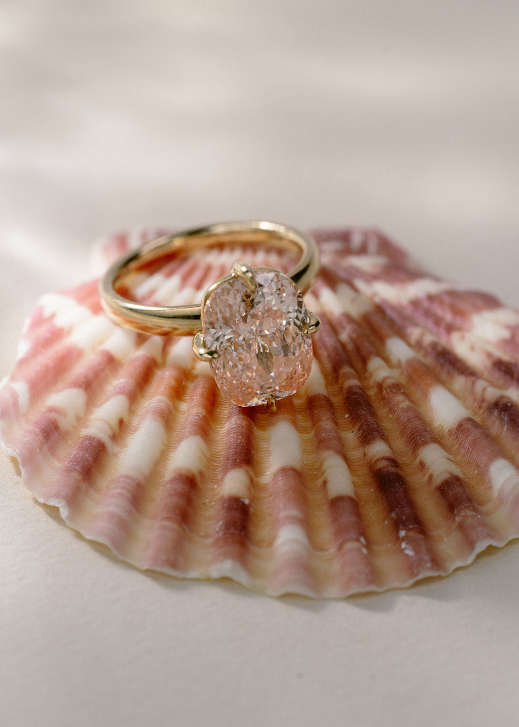 6.20 ct Rosé Compass || Portuguese Cushion (view 12)