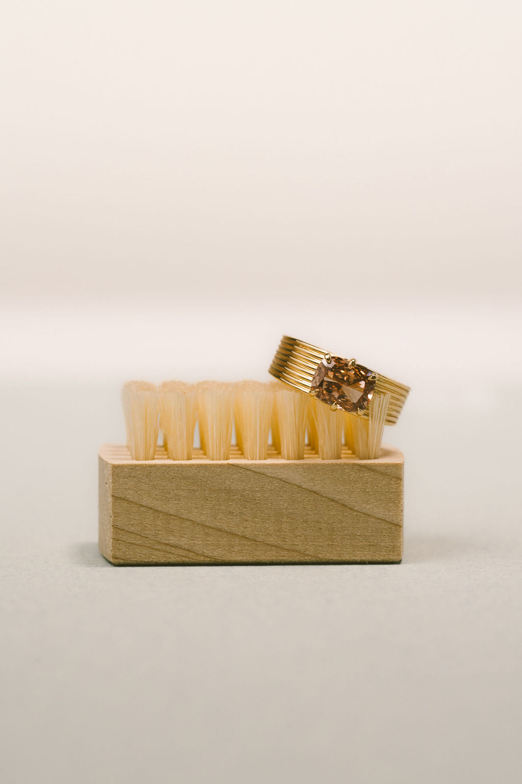 Champagne Senna | Old Mine Cushion Deep Champagne