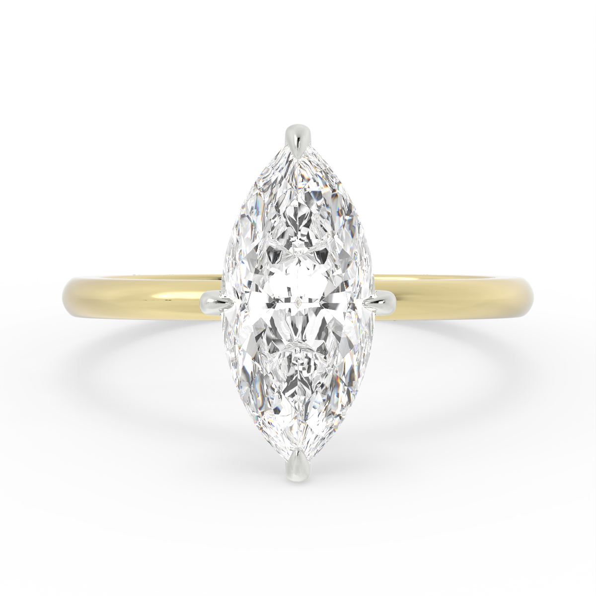 June Solitaire Marquise | P579