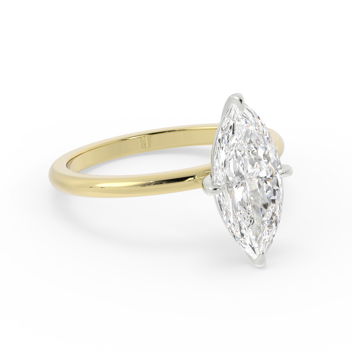 June Solitaire Marquise | P579