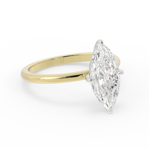 June Solitaire Marquise | P579