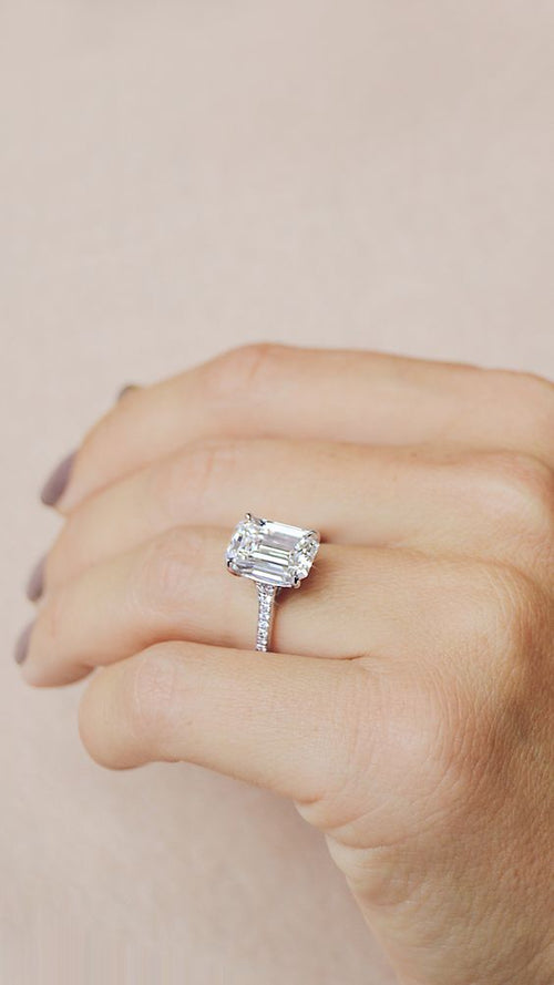 Emerald Engagement Ring | Quote