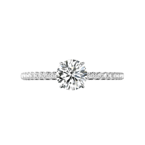 Round Center on Pavé Band | Quote