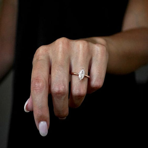 Cassandra & Paul | Marquise Solitaire