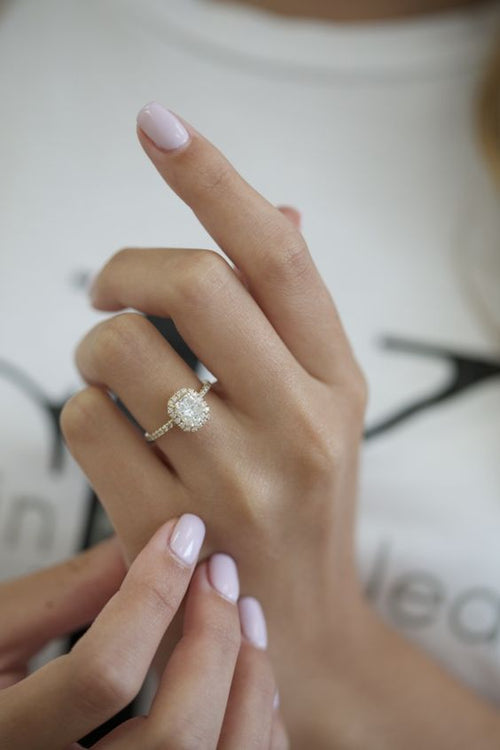 Cushion Halo & Pave Band | Quote