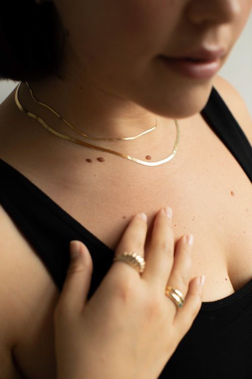 Petite Herringbone Chain