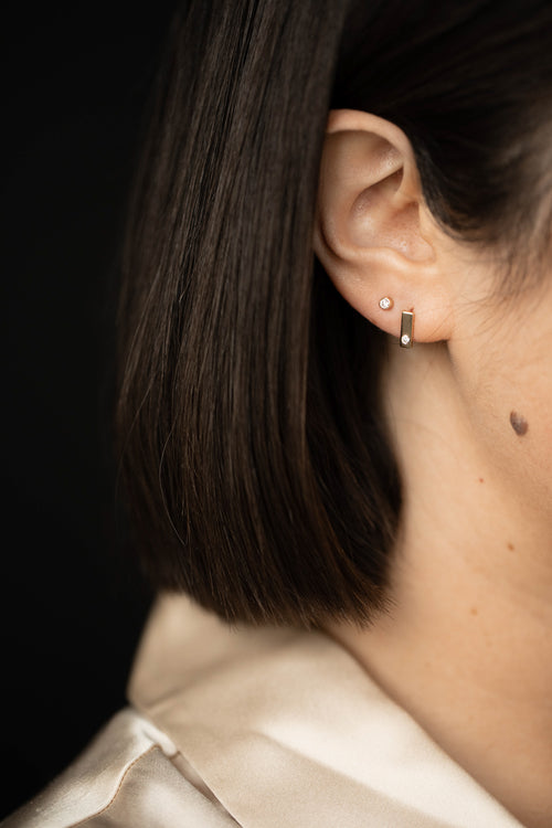 Diamond Bar Studs