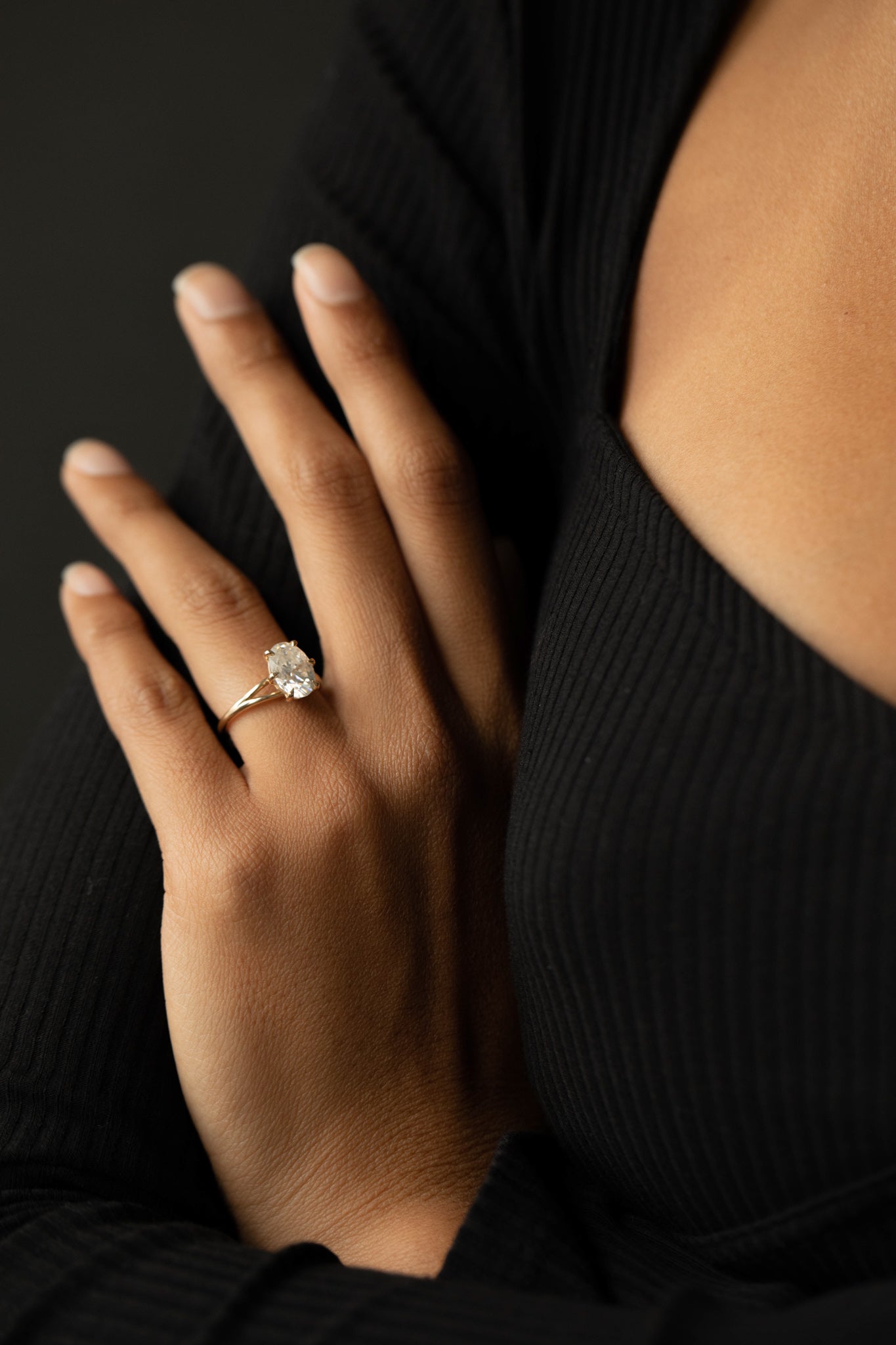Laurel Oval 2.10 Carat VS1 F Certified Lab Diamond