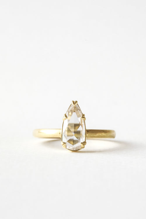 Elongated Pear Solitaire | Sold Out