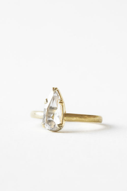 Elongated Pear Solitaire | Sold Out
