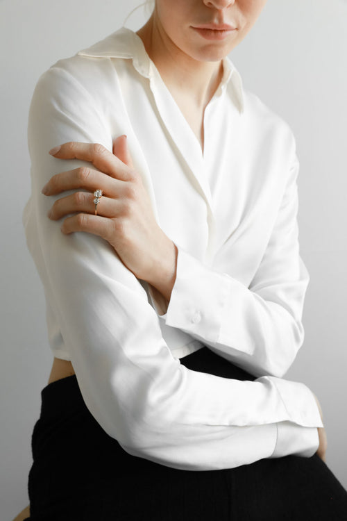 Old Mine Cushion Three-Stone