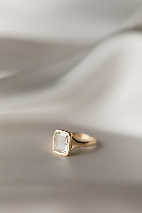 Portrait Cut Diamond Solitaire