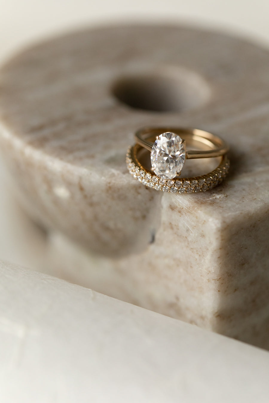 June Solitaire || Oval – June Rings