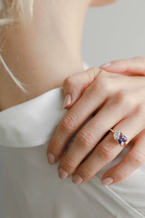 Lavender Sapphire Toi et Moi