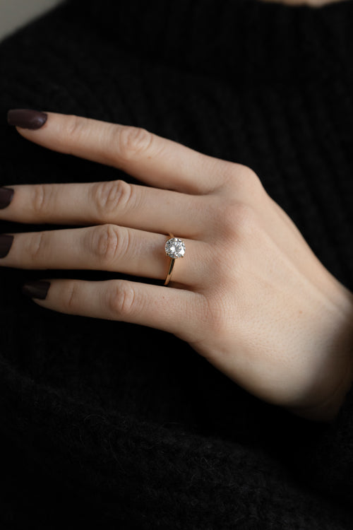 Round Solitaire | 2mm Calla