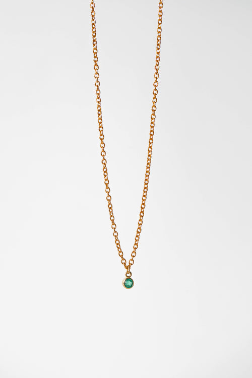 Emerald Drop Necklace