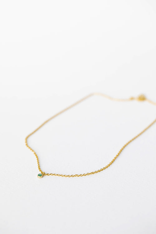 Emerald Drop Necklace