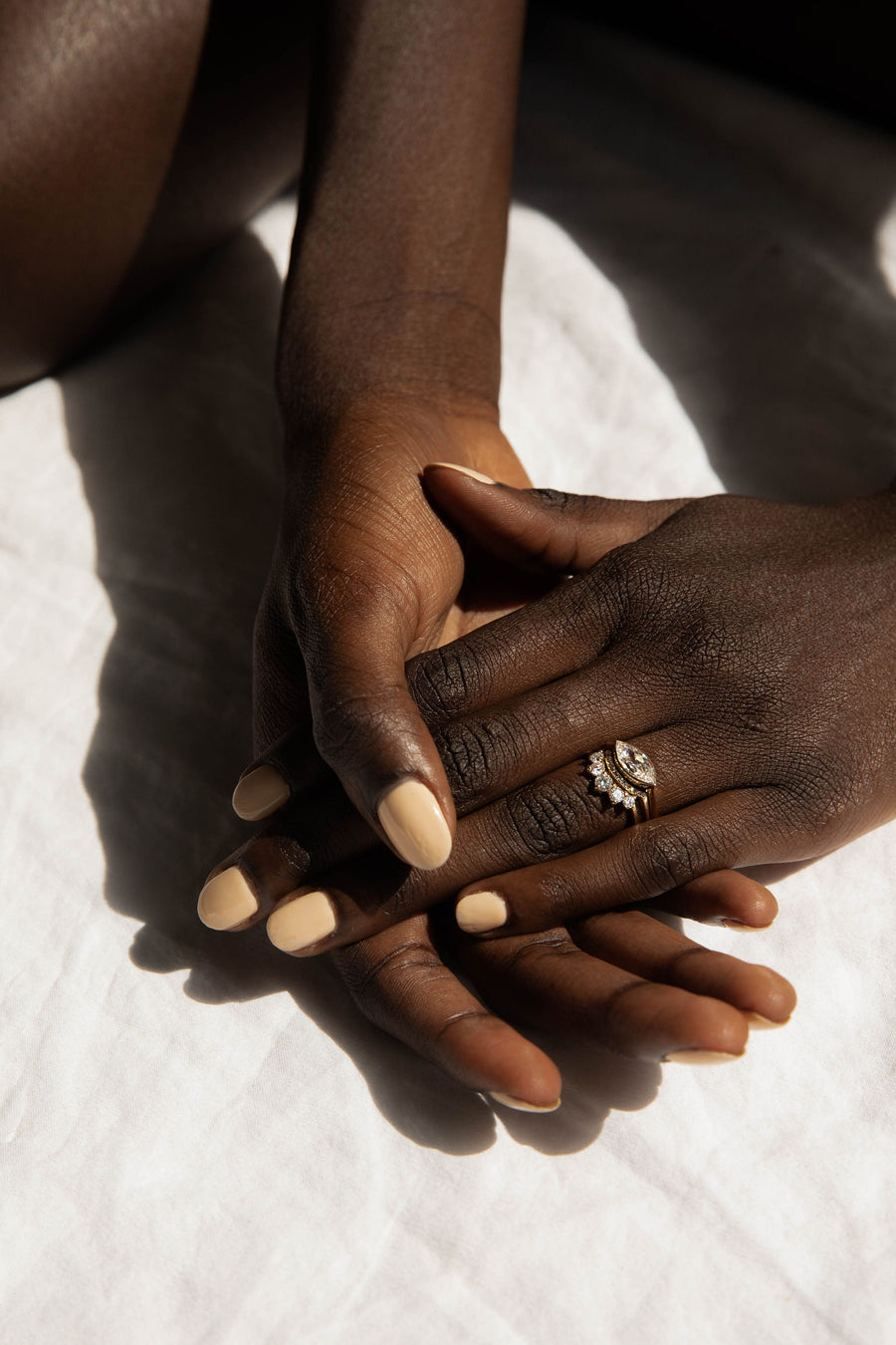 Zinnia || East-West Marquise – June Rings