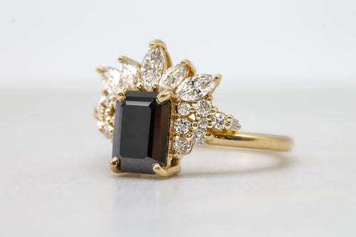 Emerald with 1/2 Halo | Quote