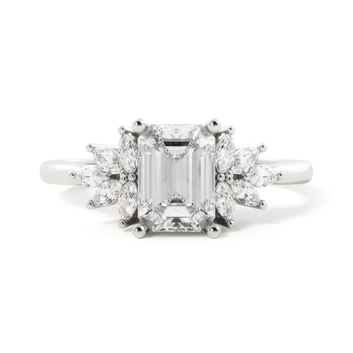 Emerald & Marquise Cluster | Quote