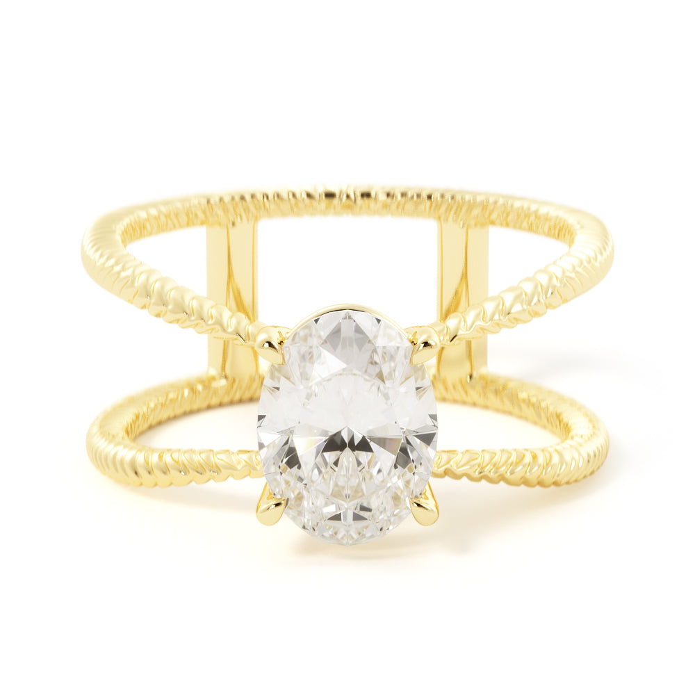 The Bridgette | Moissanite & Diamond Quote