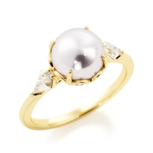 Ayoka Pearl & Diamond Setting