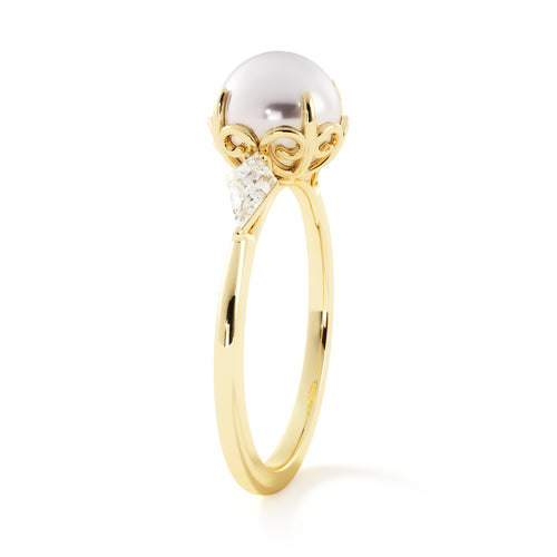 Ayoka Pearl & Diamond Setting