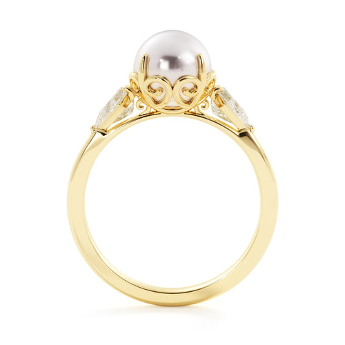 Ayoka Pearl & Diamond Setting