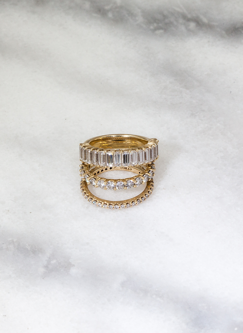 Round Solitaire & Stacking Bands