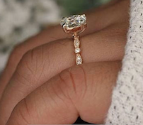 Oval with Braided Band