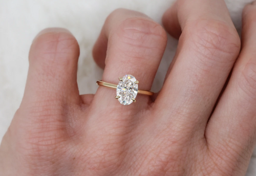 Oval Solitaire Ring | Quote