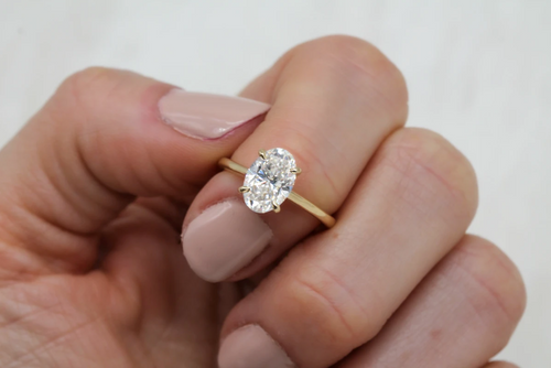 Oval Solitaire Ring | Quote