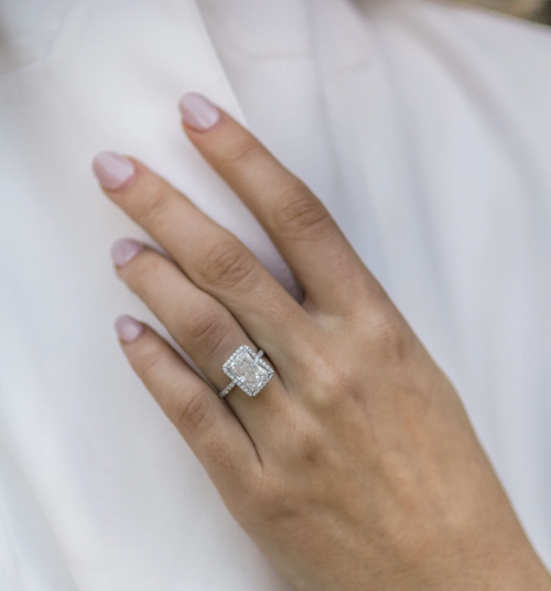 Radiant with Halo and Pavé Band | Quote