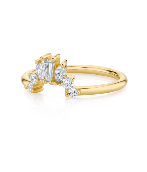 Jorry | Oval Solitaire & Contour Band